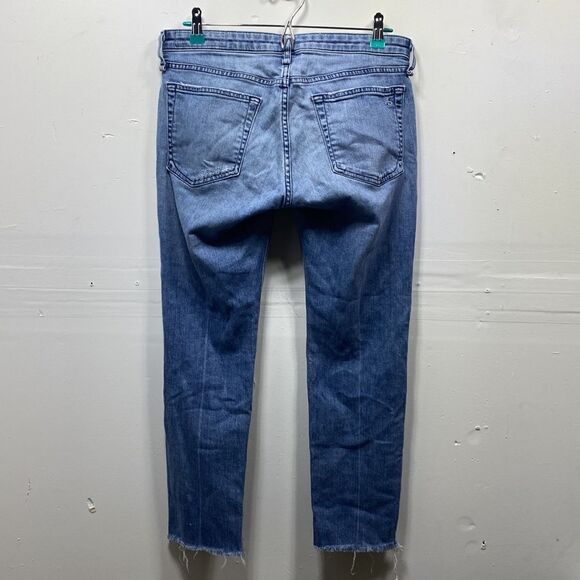 Rag & Bone Distressed Dre Low Rise Boyfriend Jeans Size 27 - Picture 7 of 7